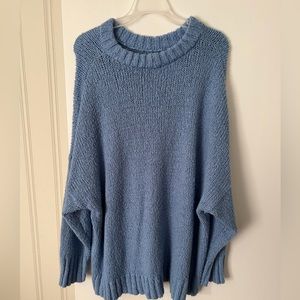 Oversized Blue Aerie sweater